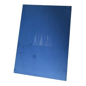 PrintWorks Backgammon Blue Book Design Sleek Acrylic Board Discontinued